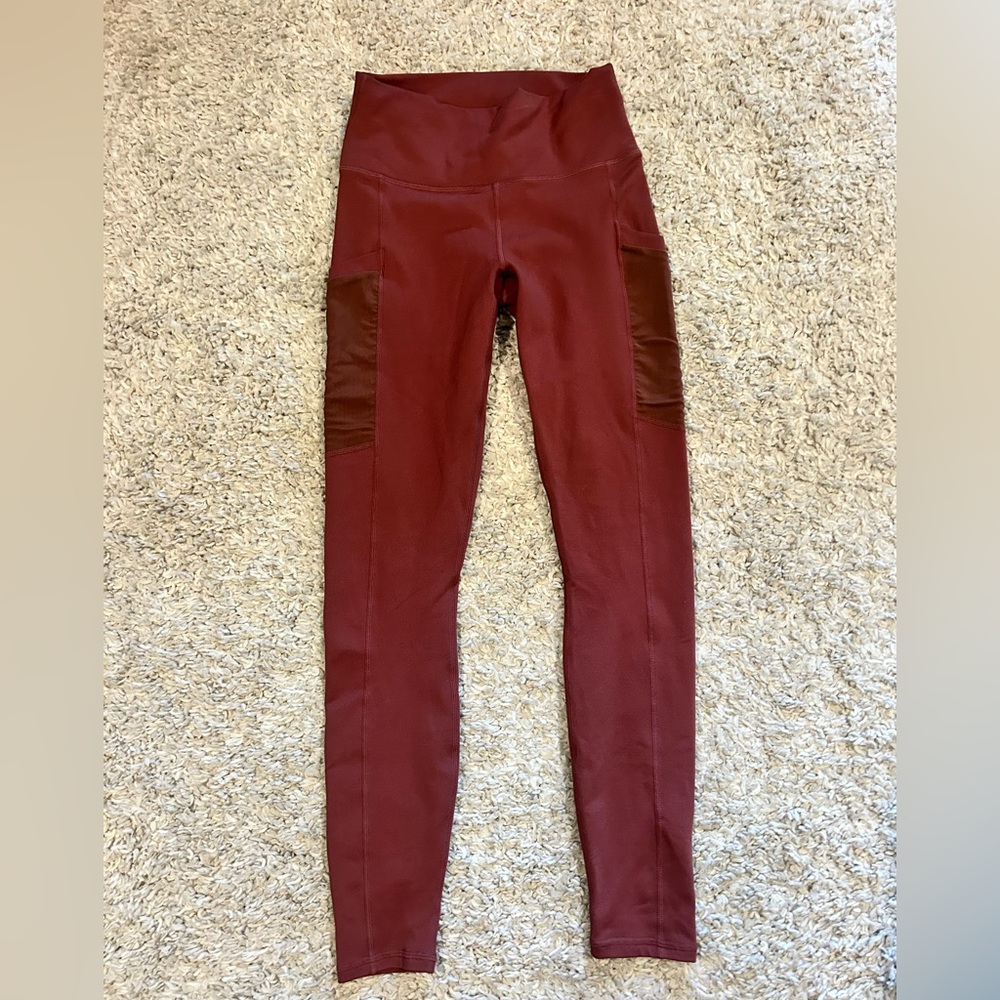 Fabletics PowerHold Leggings in Dusty Rose